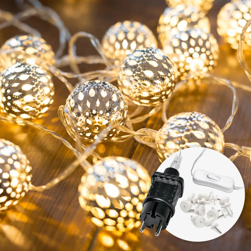 CozyHome guirnalda de luces marroquíes (20 LED, 7 m)