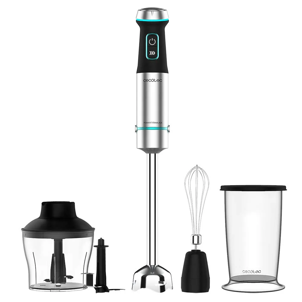 Cecotec batidora de mano Power TitanBlack 1200 XL