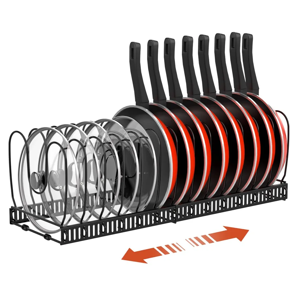 Housolution organizador extensible de sartenes y tapas
