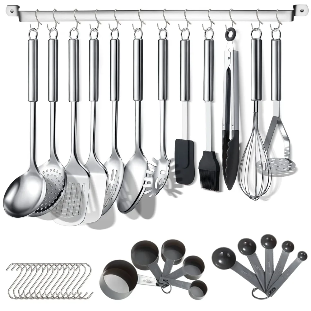 Berglander juego de utensilios de cocina de acero (38 piezas)