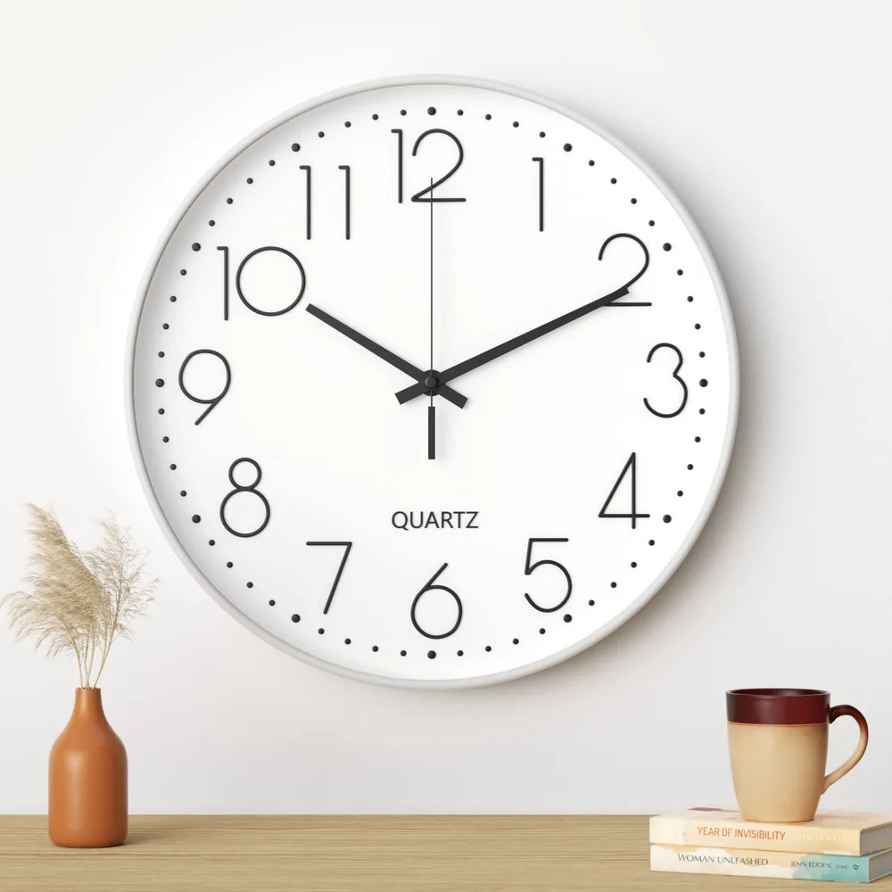 Mesybveo reloj de pared silencioso 30 cm
