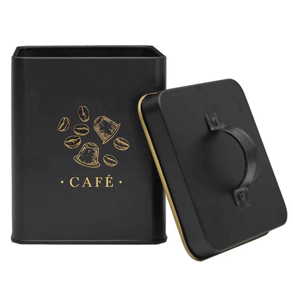 Cook Concept bote hermético para café negro y oro 1 L