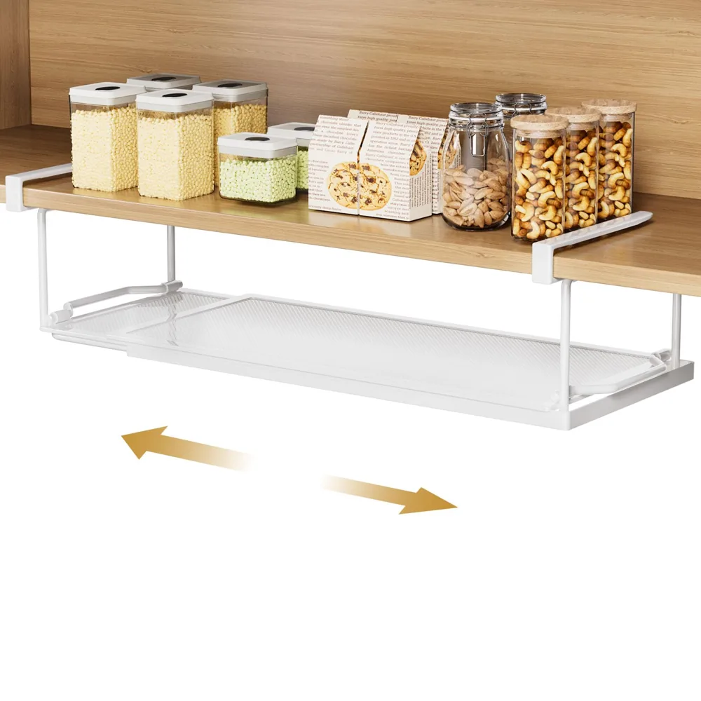 YORBAY cesta colgante extensible bajo estante