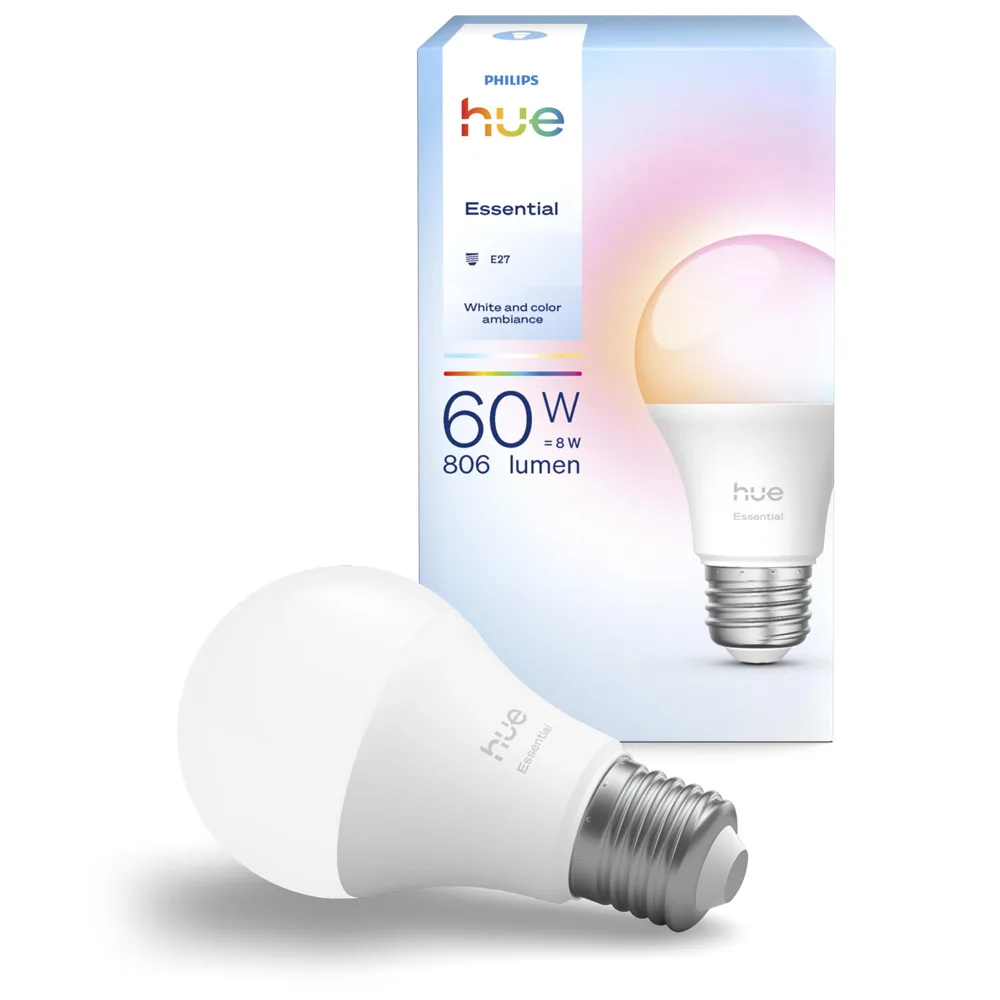 Philips Hue Essential bombilla inteligente blanco y color E27