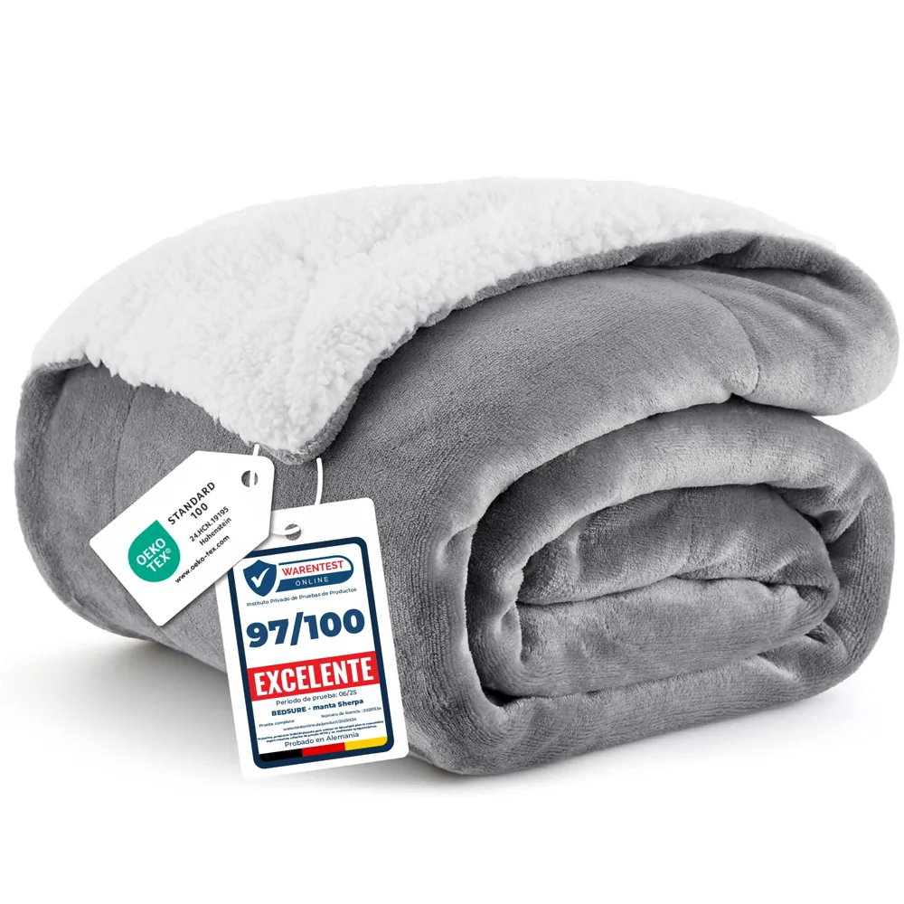 Bedsure manta sherpa para sofá 150 × 200