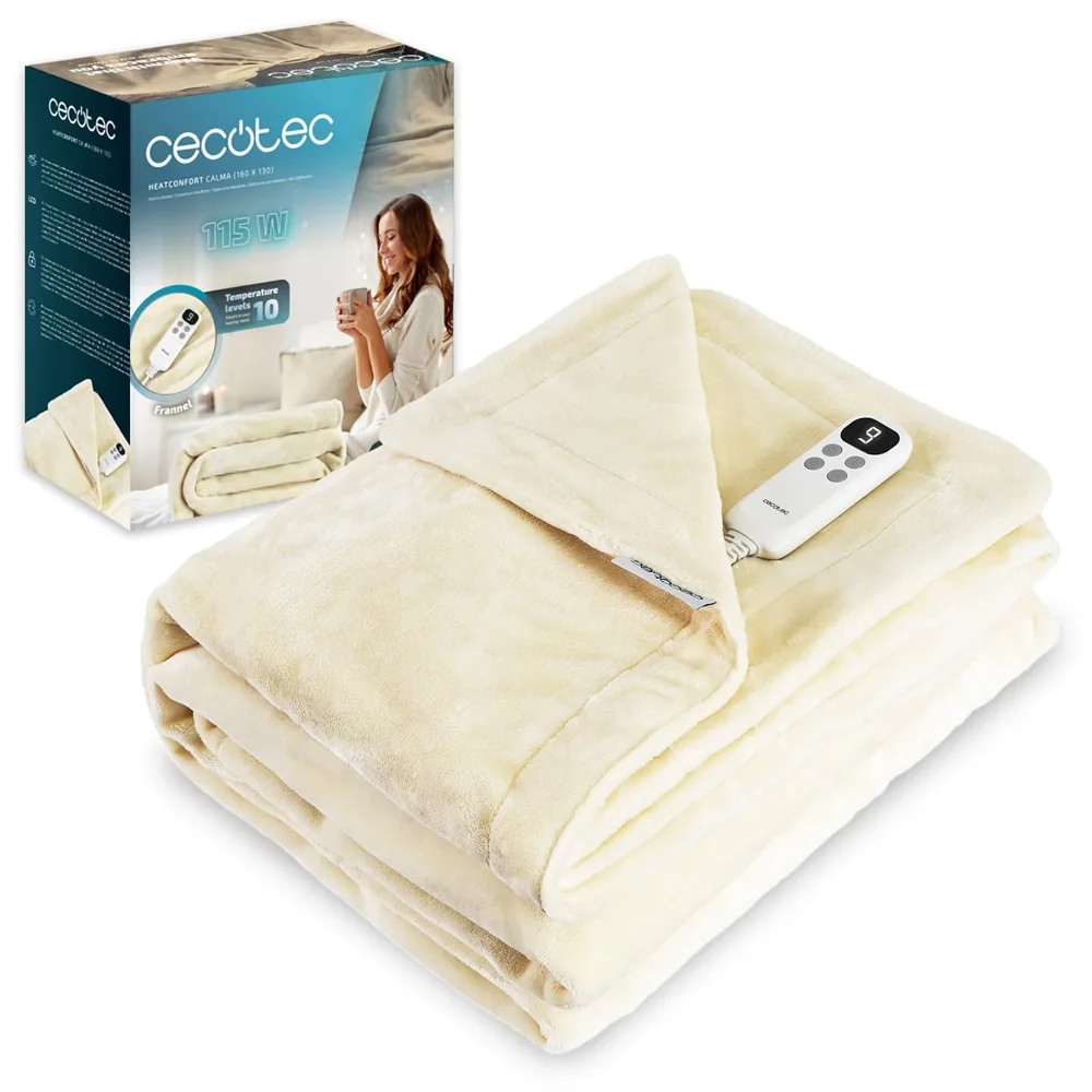 Cecotec HeatConfort Calma manta eléctrica 160 × 130