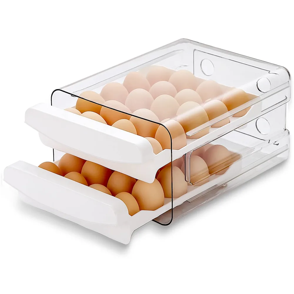 HOMQUEN huevera para nevera de 40 huevos