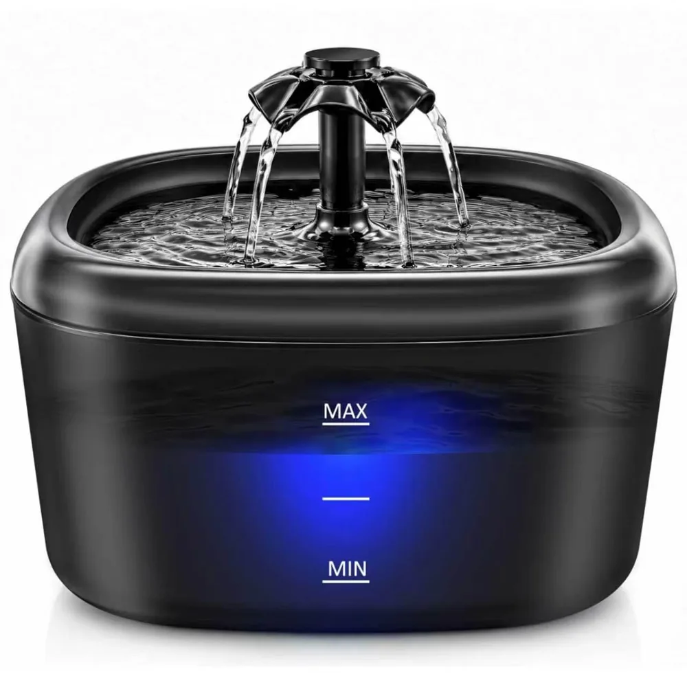 Nenozi fuente de agua para gatos y perros de 2,2 L